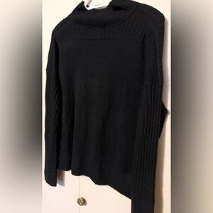 SO Black Cowl Neck Sweater